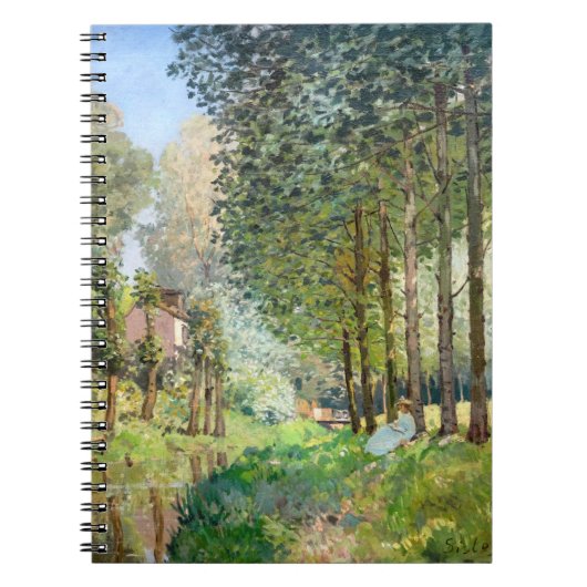 Alfred Sisley - Rest langs de Stream Notitieboek (Voorkant)