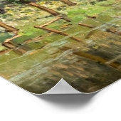 Alfred Sisley - Rest langs de Stream Poster (Hoek)