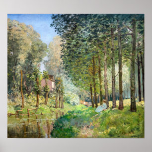 Alfred Sisley - Rest langs de Stream Poster