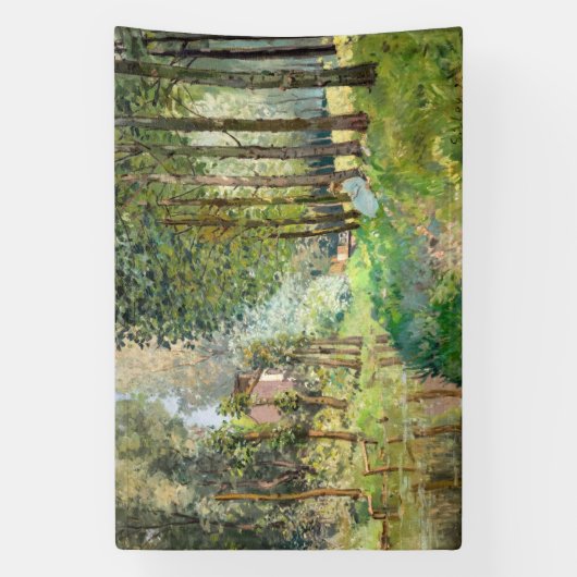 Alfred Sisley - Rest langs de Stream Spandoek (Verticaal)