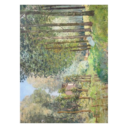 Alfred Sisley - Rest langs de Stream Tafelkleed (Voorkant)