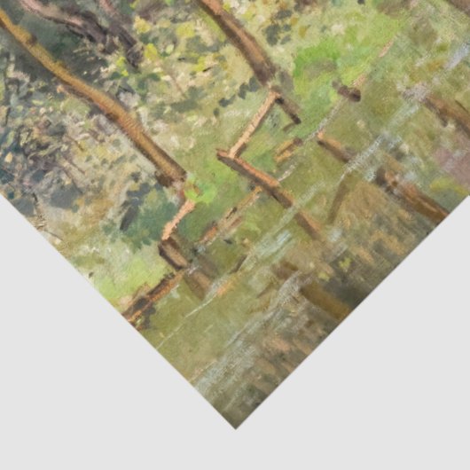 Alfred Sisley - Rest langs de Stream Tissuepapier (Detail)