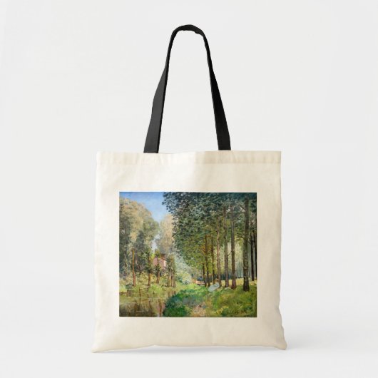 Alfred Sisley - Rest langs de Stream Tote Bag (Voorkant)