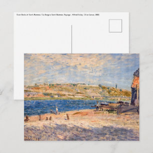 Alfred Sisley - River Banks bij Saint-Mammes Briefkaart