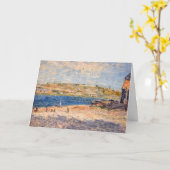 Alfred Sisley - River Banks bij Saint-Mammes Kaart (Gele Bloem)