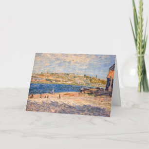 Alfred Sisley - River Banks bij Saint-Mammes Kaart