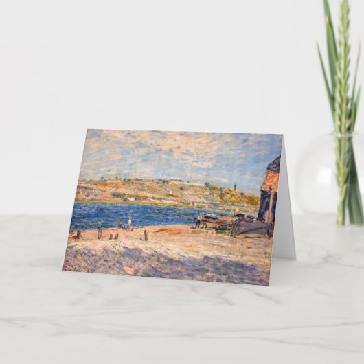 Alfred Sisley - River Banks bij Saint-Mammes Kaart (Voorkant)
