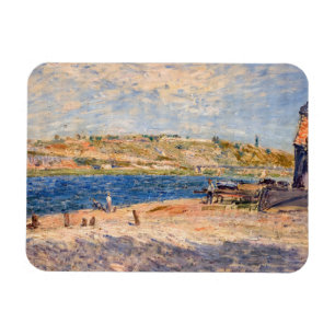 Alfred Sisley - River Banks bij Saint-Mammes Magneet