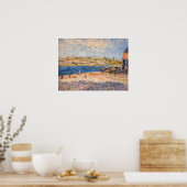 Alfred Sisley - River Banks bij Saint-Mammes Poster (Keuken)