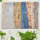 Alfred Sisley - River Banks bij Saint-Mammes Theedoek (Gevouwen)