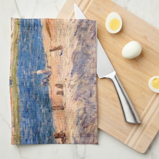 Alfred Sisley - River Banks bij Saint-Mammes Theedoek (Quarter Fold)