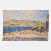 Alfred Sisley - River Banks bij Saint-Mammes Theedoek (Horizontaal)