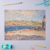 Alfred Sisley - River Banks bij Saint-Mammes Tissuepapier (Craft)