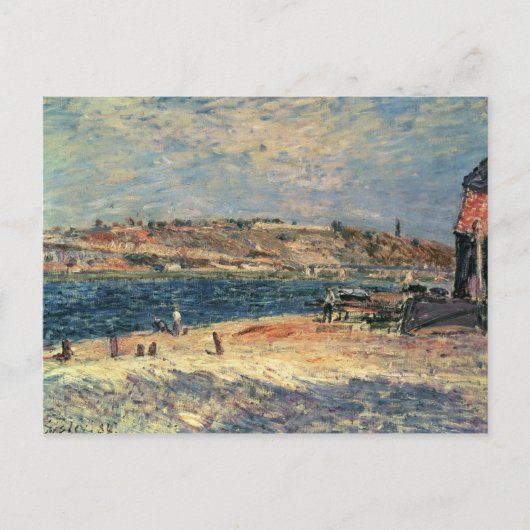 Alfred Sisley | River Banks in Saint-Mammes Briefkaart (Voorkant)