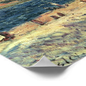 Alfred Sisley | River Banks in Saint-Mammes Poster (Hoek)