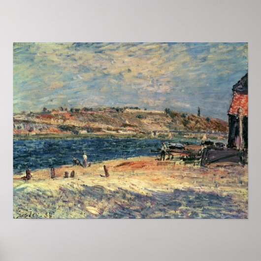 Alfred Sisley | River Banks in Saint-Mammes Poster (Voorkant)
