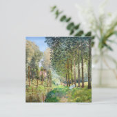 Alfred Sisley - Rust langs de beek Bedankkaart (Staand voorkant)
