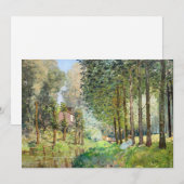 Alfred Sisley - Rust langs de beek Bedankkaart (Voorkant / Achterkant)