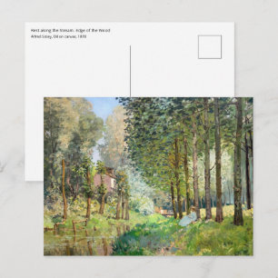 Alfred Sisley - Rust langs de beek Briefkaart