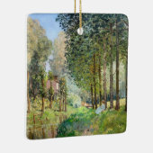 Alfred Sisley - Rust langs de beek Keramisch Ornament (Rechts)