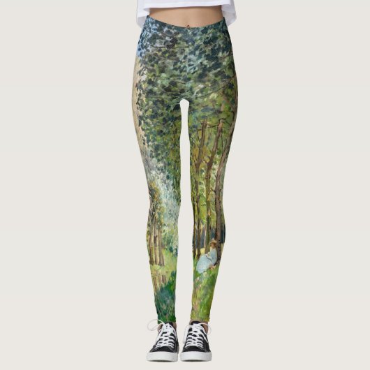 Alfred Sisley - Rust langs de beek Leggings (Voorkant)