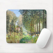 Alfred Sisley - Rust langs de beek Muismat (Met muis)