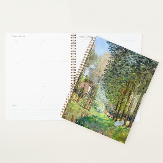 Alfred Sisley - Rust langs de beek Planner (Display)