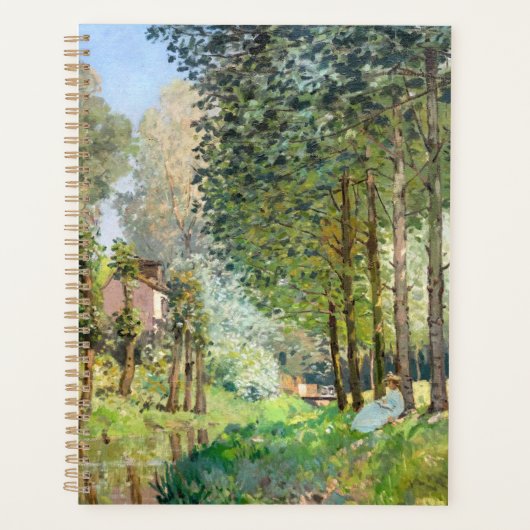 Alfred Sisley - Rust langs de beek Planner (Voorkant)