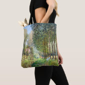 Alfred Sisley - Rust langs de beek Tote Bag (Dichtbij)