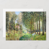 Alfred Sisley - Rust langs de Stroom Bedankkaart (Voorkant / Achterkant)