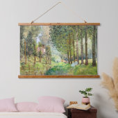 Alfred Sisley - Rust langs de stroom Hangend Wandkleed (Slaapkamer)