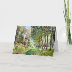 Alfred Sisley - Rust langs de stroom Kaart
