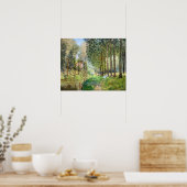 Alfred Sisley - Rust langs de Stroom Poster (Keuken)