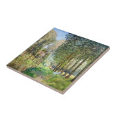 Alfred Sisley - Rust langs de stroom Tegeltje (Zijkant)