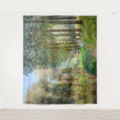 Alfred Sisley - Rust langs de stroom Wandkleed (Voorkant)