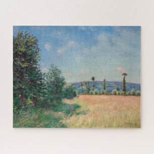 Alfred Sisley - Sahurs Meadows in Morning Sun Legpuzzel