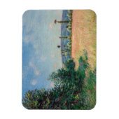 Alfred Sisley - Sahurs Meadows in Morning Sun Magneet (Verticaal)