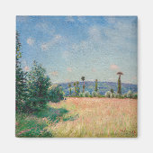 Alfred Sisley - Sahurs Meadows in Morning Sun Magneet (Voorkant)