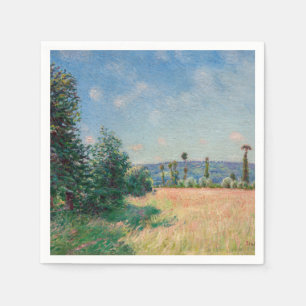 Alfred Sisley - Sahurs Meadows in Morning Sun Servet