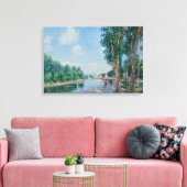 Alfred Sisley - Saint-Mammes. June Sunshine Canvas Afdruk (Insitu (Woonkamer))