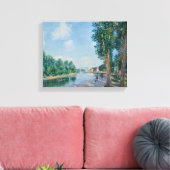 Alfred Sisley - Saint-Mammes. June Sunshine Canvas Afdruk (Insitu (Woonkamer))