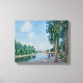 Alfred Sisley - Saint-Mammes. June Sunshine Canvas Afdruk (Voorkant)