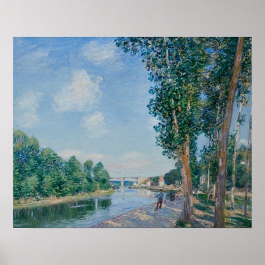 Alfred Sisley - Saint-Mammes. June Sunshine Poster (Voorkant)
