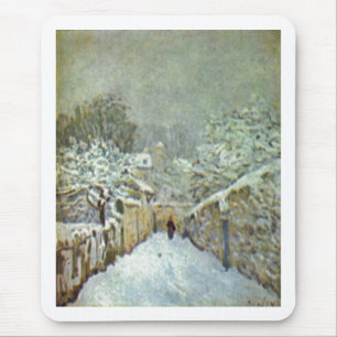 Alfred Sisley - Schnee in Louveciennes 1874 Oil Muismat