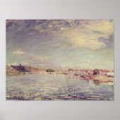 Alfred Sisley | Sint-Mammes Poster (Voorkant)