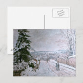 ALFRED SISLEY - SNEEUW BIJ LOUVECIENNES BRIEFKAART (Voorkant / Achterkant)