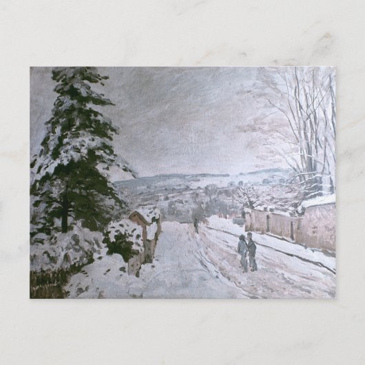 ALFRED SISLEY - SNEEUW BIJ LOUVECIENNES BRIEFKAART (Voorkant)