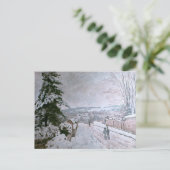 ALFRED SISLEY - SNEEUW BIJ LOUVECIENNES BRIEFKAART (Staand voorkant)