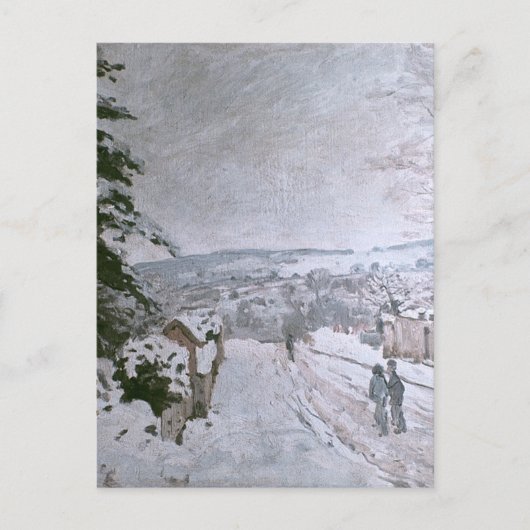 ALFRED SISLEY - SNEEUW BIJ LOUVECIENNES BRIEFKAART (Voorkant)