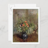 Alfred Sisley | Stilleven van wilde bloemen Briefkaart (Voorkant / Achterkant)